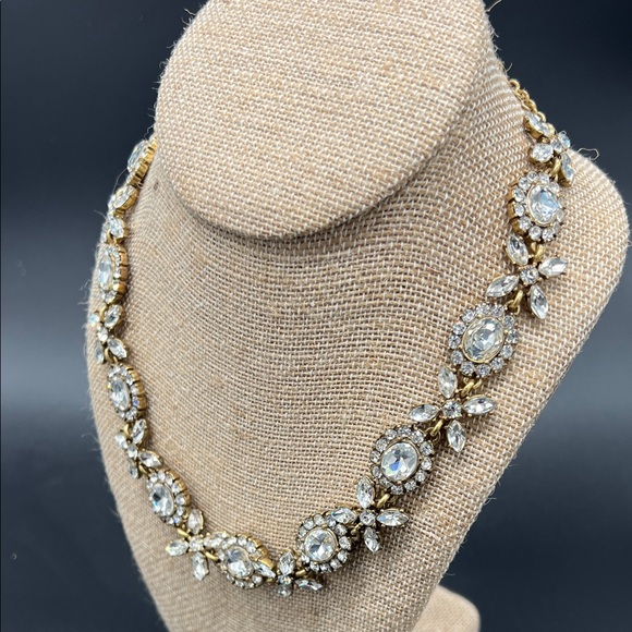 J.Crew Victorian Inspired Elegant Gold and Silver Women's Necklace 16-19” Y2K - Picture 5 of 9